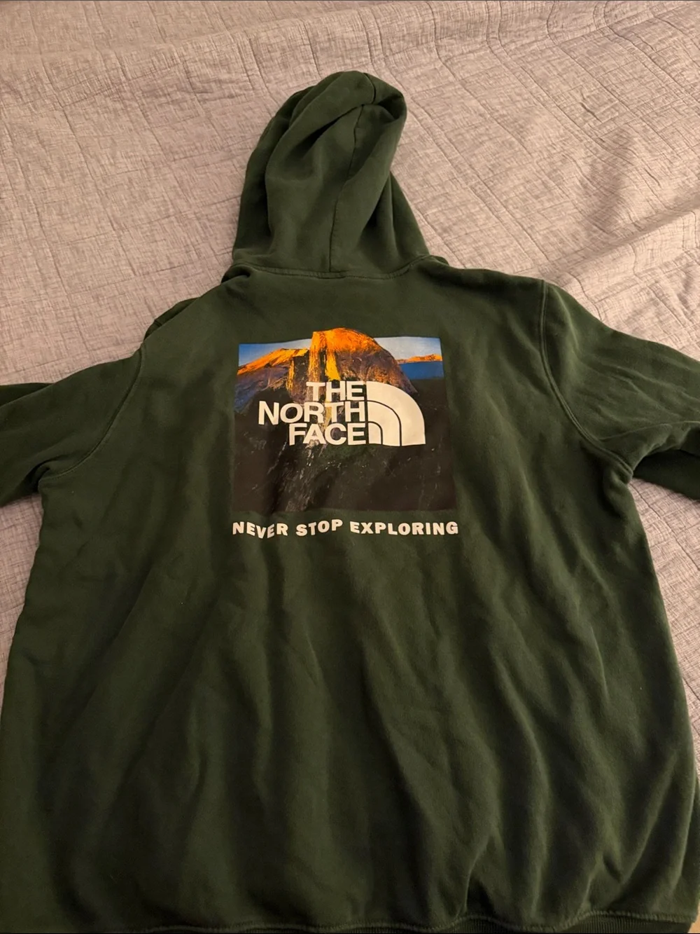The North Face Men's Dark Green Crewneck Hoodie